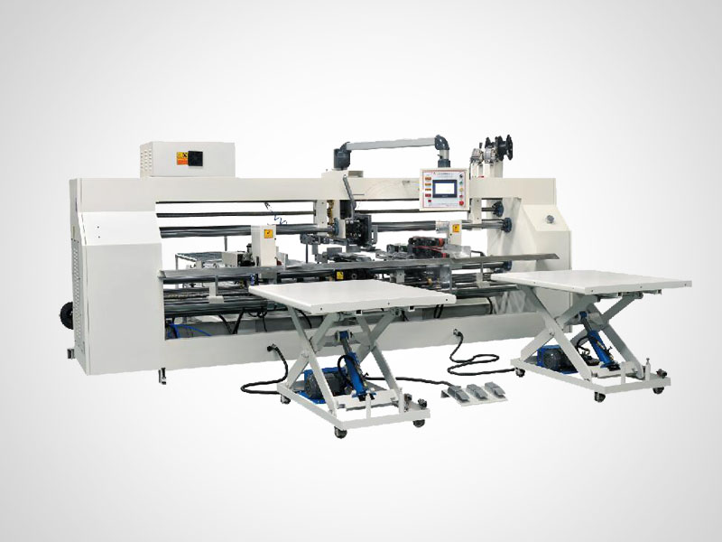 Twin Heads Semi Auto Stitcher AXD-029