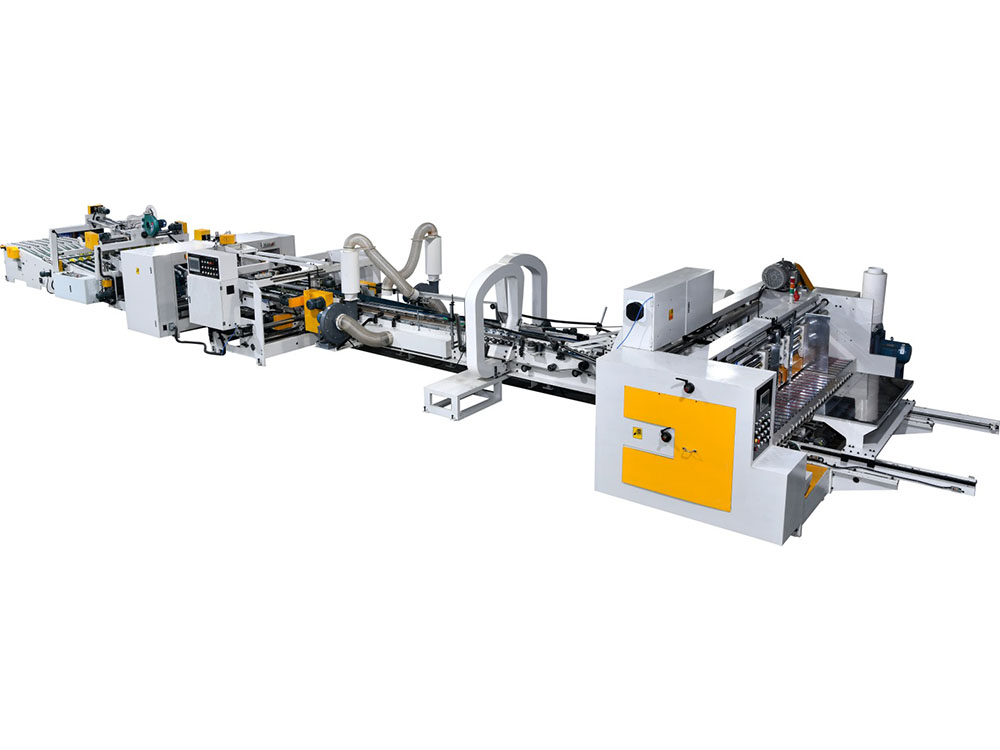 Automatic high speed folder stitcher and gluer AXD-018